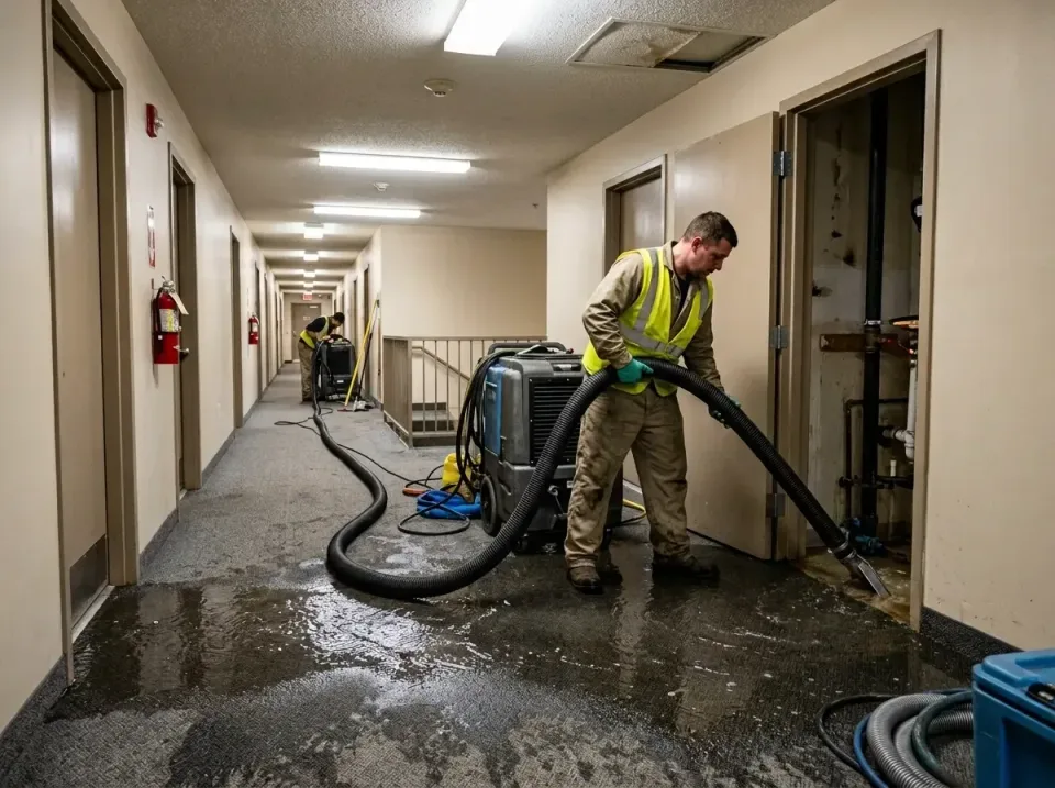 multi-unit-apartment-hallway-f-005 — frequently asked questions, Emergency Burst Pipe Water Extraction & Removal in Radcliff…